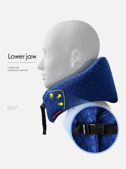 Мягкая u-образная подушка для шеи с эффектом памяти, забота о здоровье, подушка для самолета, автомобиля, подушки для путешествий для взрослых и детей