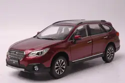 1:18 литья под давлением модель для Subaru Outback 2016 Красный внедорожник сплава игрушечный автомобиль миниатюрный коллекция подарок