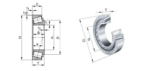 1 шт. подшипник tr100802 50x83x20.5 конус+ чашка высокое качество Однорядные конические роликовые Подшипники