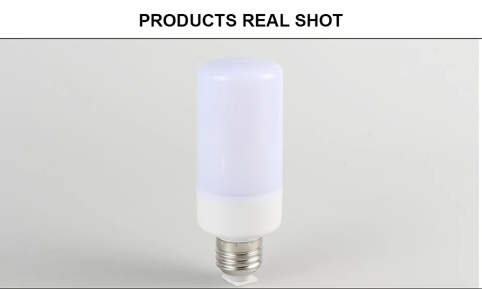 E14 E27 Ampoule LED Flame Effect Bulb 85-265V 3 Modes  (7)