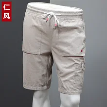 Новинка мужские свободные повседневные шорты Карго короткие штаны камуфляжные военные Летние Стильные до колен Большие размеры 2 цвета шорты мужские