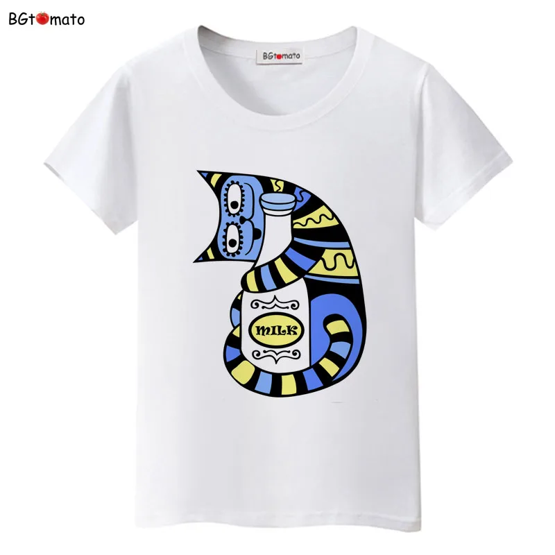 BGtomato lovely pets black cats cartoon t shirts woman's super fashion new shirts Brand good quality soft casual tops BGtomato lovely pets black cats cartoon t shirts woman's super fashion new shirts Brand good quality soft casual tops