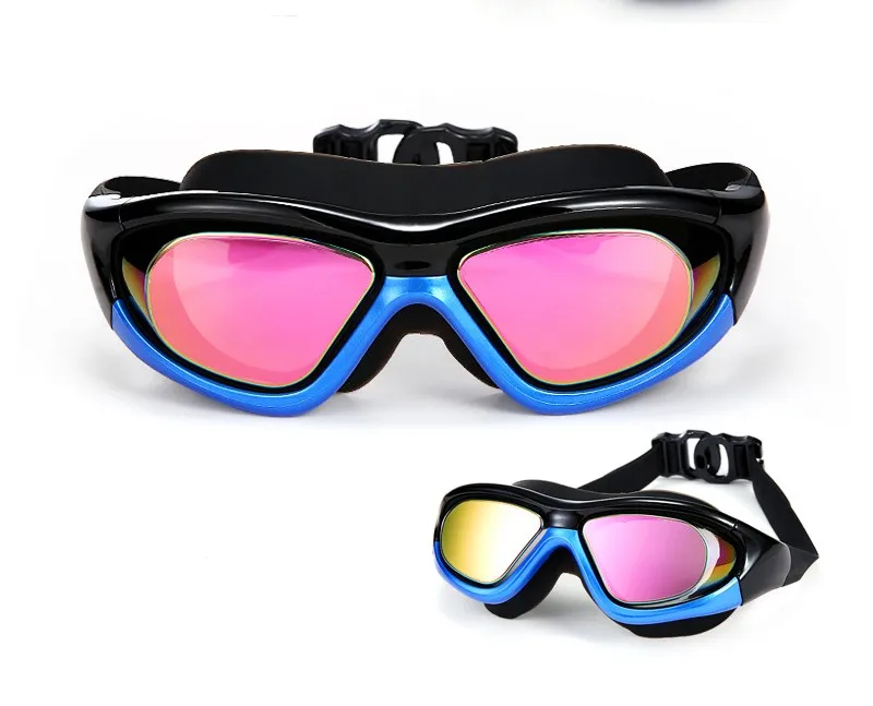Очки для плавания для близорукости, для мужчин и женщин, анти-туман, для взрослых, силиконовые, регулируемые, водонепроницаемые, для бассейна, диоптрий, очки для плавания, очки для плавания