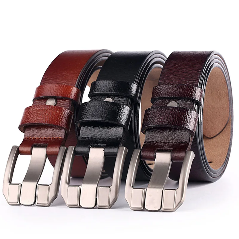 Aliexpress.com : Buy Men'S Genuine Leather Belt Ceinture Homme Cuir ...