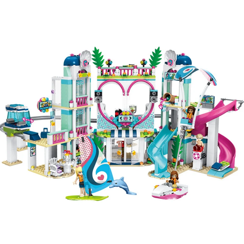 

NEW Legoings Friends For Girl Princess Series Heartlake City Resort Set model Building kit Block Brick Toys for Children gifts