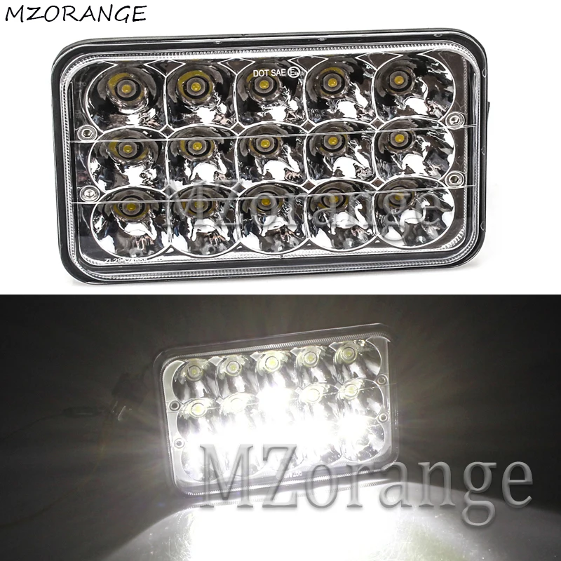 

MZORANGE 45W DRL LED Spot Flood Working Light Worklight 24V 4WD 12 Volt LED Work Lights for Off Road Vehicle SUV Car Trucks