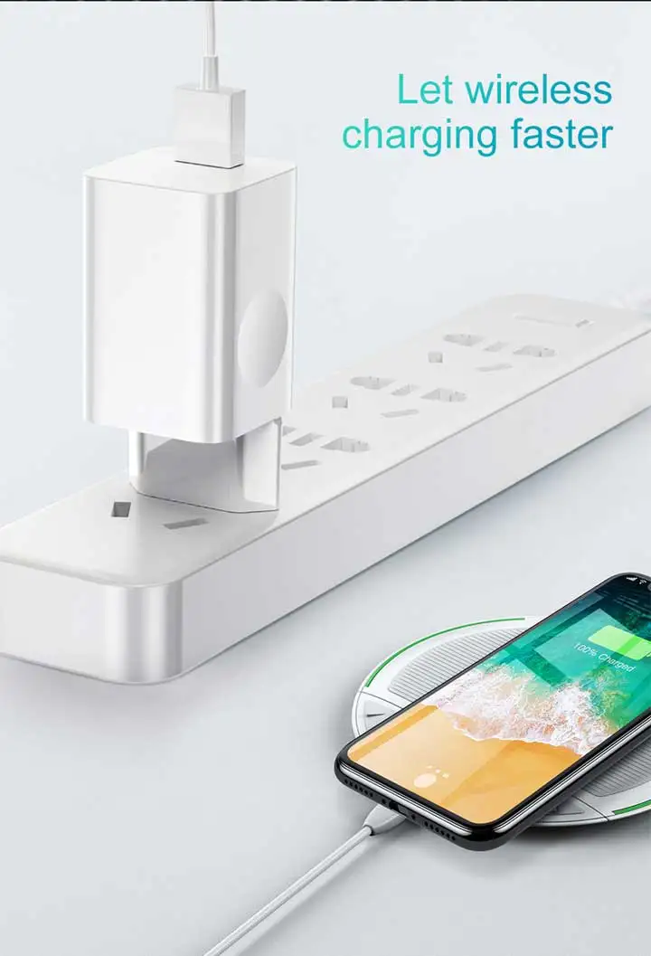Baseus 24W Cargador Adaptador De Pared QC3.0 de carga rápida UE/NOSOTROS Plug Cargador Baseus 24W Cargador Adaptador De Pared QC3.0 de carga rápida UE/NOSOTROS Plug Cargador