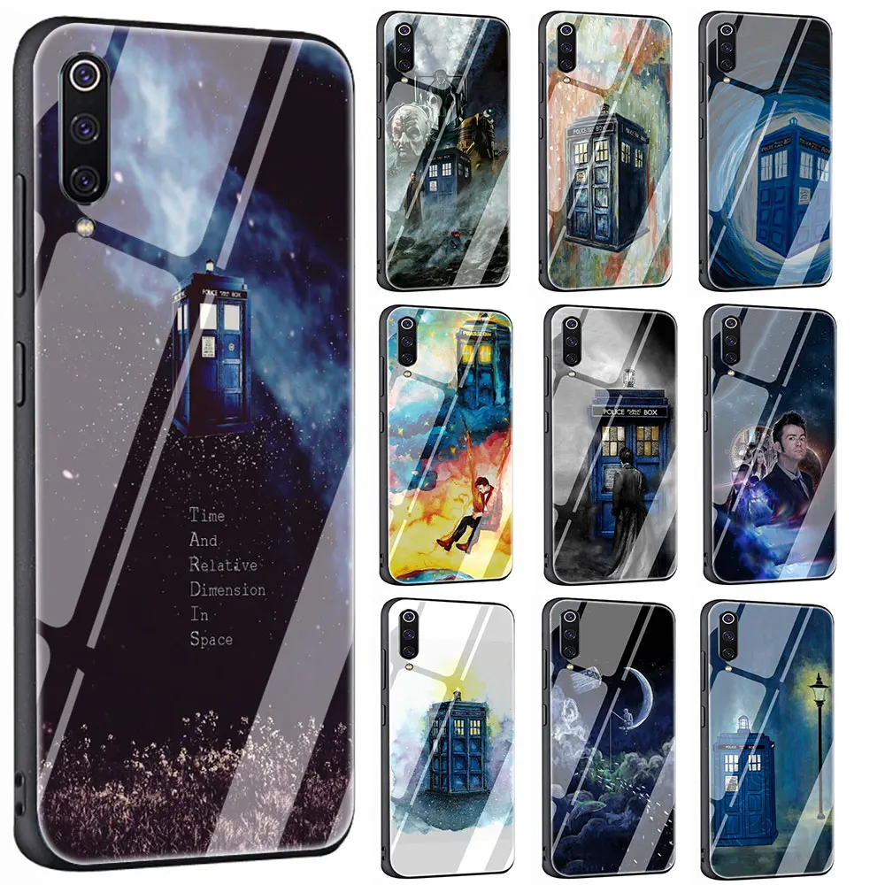 

Dr Doctor Who Police Call Box Tempered Glass Cover Case for Xiaomi 8 Lite A1 A2 9 Redmi Note 5 6 7 Pro 6A 4X F1