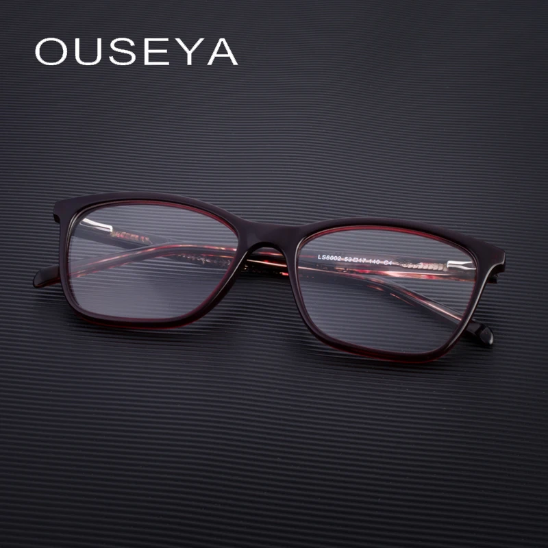 Женские очки TR90 оправа оптическая прозрачная Модная брендовая дизайнерская квадратная оправа для очков близорукость# LS8002