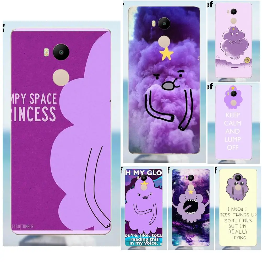 For Xiaomi Redmi 4 3 3S Pro Mi3 Mi4 Mi4i Mi4C Mi5 Mi5S Mi Max Note 2 Soft Capa Case Adventure Time Lumpy Off Space Princess | Мобильные