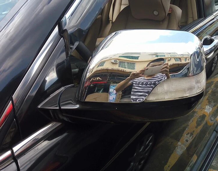 ABS хромированные дверные боковая крышка зеркала заднего вида отделки Стикеры аксессуар стайлинга автомобилей модели для Honda CR-V CRV 2007 2008 2009 2010 2011