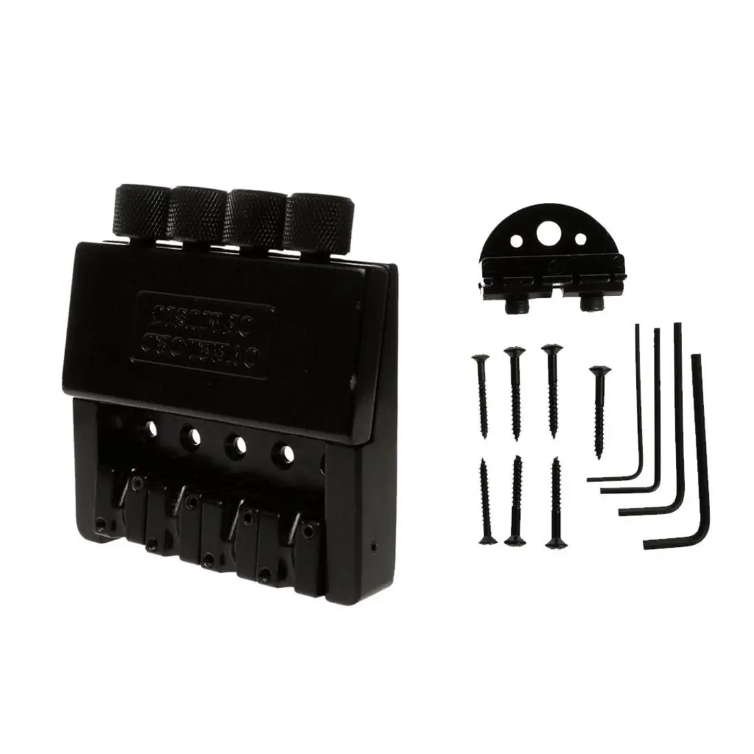Set Tailpiece 4 Ropes or Bridge Easel For Electric Bass Without Head Accessories-MUSIC | Спорт и развлечения