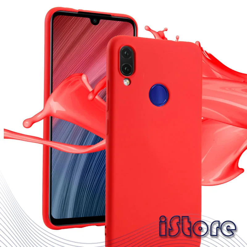 

Soft silicone material phone case for Xiaomi mix3 Note7 note7Pro redmi7 redmi6 6A Liquid silicone TPU soft plastic anti-fall