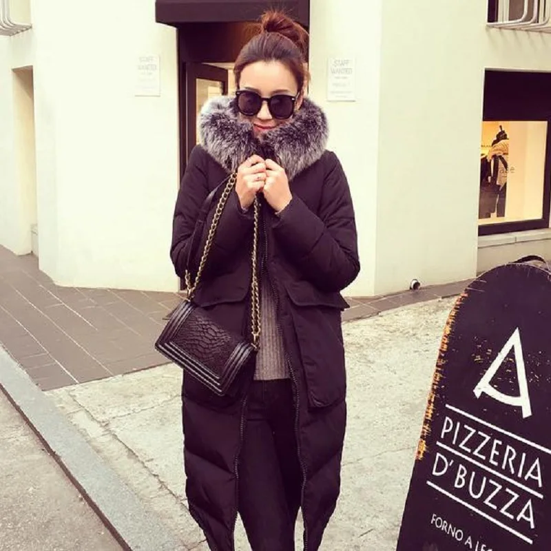 

autumn/winter women's down jacket maternity down jacket outerwear women's coat pregnancy clothing fur collar warm parkas 1053