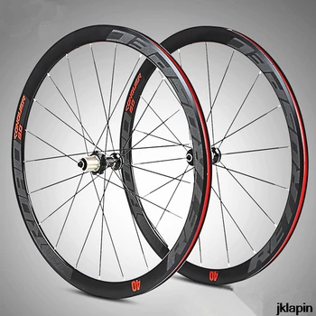 

C6.0 700C Super-light 36mm Aluminum Road Bicycle Sealed Bearing Wheelset Flat Spokes Racing Rims