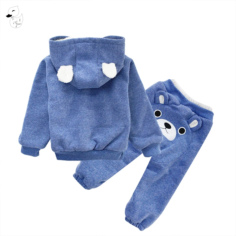 BINIDUCKLING Baby Sports Suit Jacket Sweater Coat+Pants Thicken Kids Clothes Set Hot Sell Boys Girls Children Winter Wool Sherpa BINIDUCKLING Baby Sports Suit Jacket Sweater Coat+Pants Thicken Kids Clothes Set Hot Sell Boys Girls Children Winter Wool Sherpa