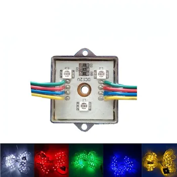 

500X Factory supply DC12V 3LEDs 5050SMD led module light White /Red/Green/ Blue/ Yellow color module ip67 express free shipping