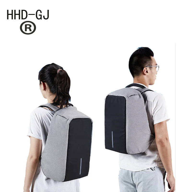 HHD-GJ мужской рюкзак школьные сумки 1" 17" рюкзак для ноутбука Внешний USB зарядка женские рюкзаки для девочек дорожные водонепроницаемые сумки для мужчин