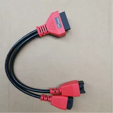 Cabo de programação chrysler, navio rápido para chrysler 12 + 8 conector para autel ds808 maxisys 906 908 pro elite autel chrysler adaptador 12 + 8