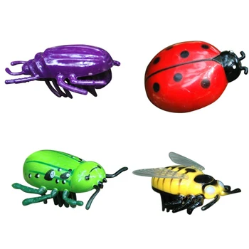 

Mini Electric Dog Walking Cat Ladybird Beetle Toy Pet Kitten Toys Cute Shape Insect Interactive