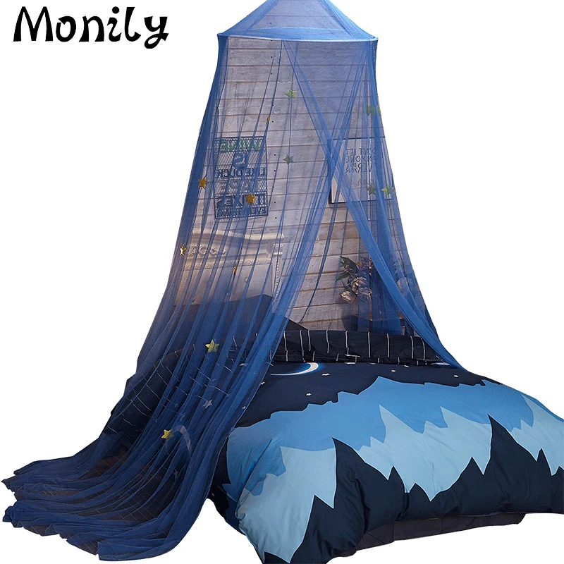 

Monily Circular Valance Canopy Mosquito Net Lace Polyester Mesh Fabric Baby Child Bed Mosquito Net Domes Protection Lodges Tent