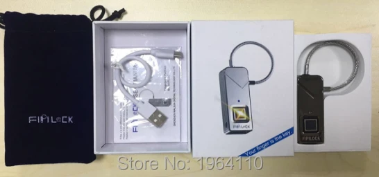 Smart Fingerprint Lock with High-tech Super CPU Learning Automatically Waterproof IP65 Dustproof for Outdoor Bag Lock & Unlock_pack_2