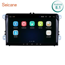 Seicane " Android 8,1 автомобильный Радио Стерео gps мультимедийный плеер для Фольксваген SEAT LEON CUPRA Skoda Passat b5 b6 CC Polo