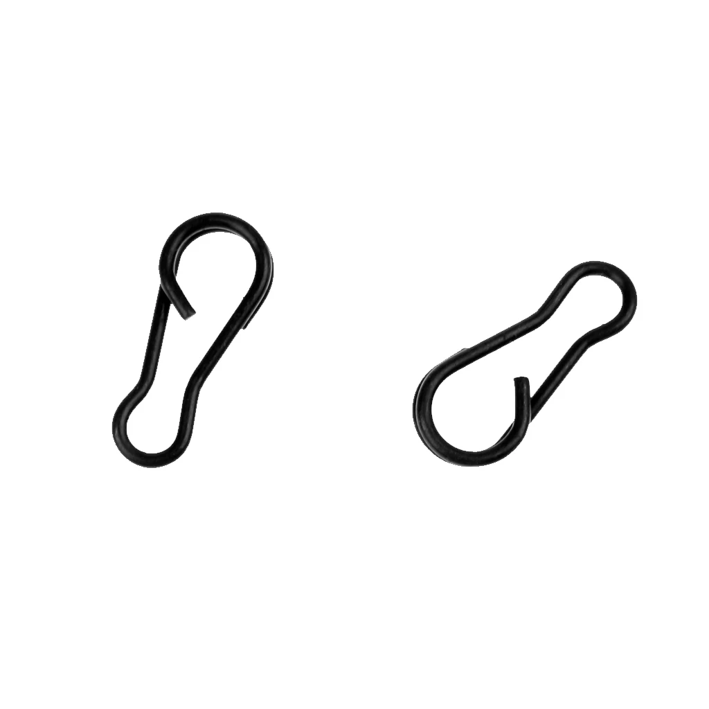 Fishing Link Clips Carp Fishing Clips Multi Clip Swivels Rings Rigs Links Snap Connector Pin Fishing Terminal Tackle Accessories