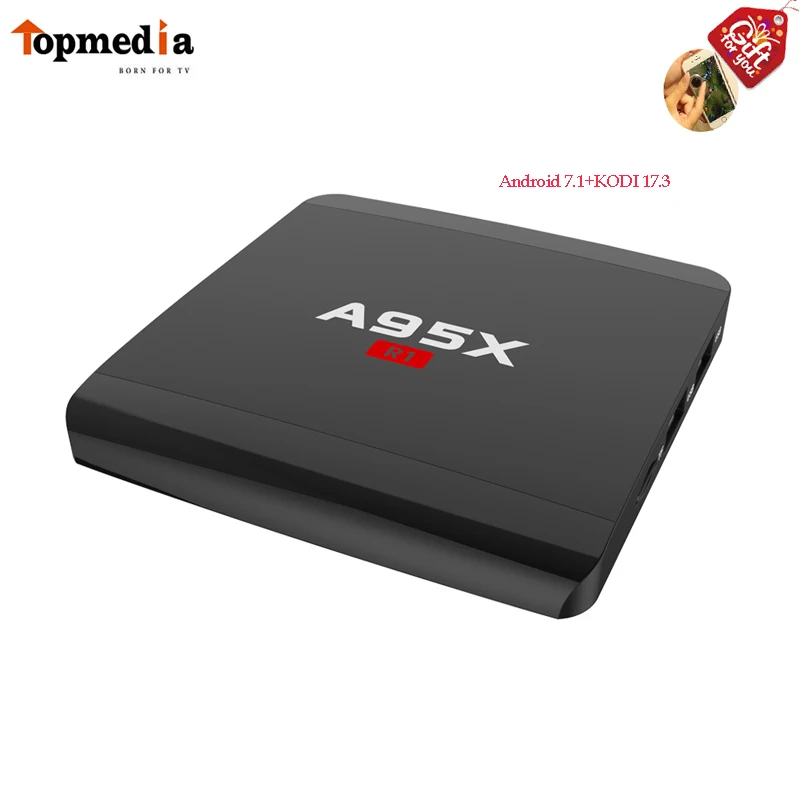 

A95x R1 Android 7.1 Smart Tv Box Amlogic S905w Quad core 1GB DDR3 RAM 8G ROM 2.4G WIFI Media Player PK X96 MXQ HTv xiao mi Box 5
