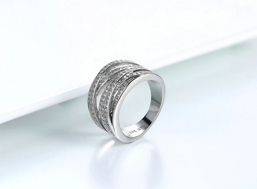 胧月奢华缠绕戒指 7