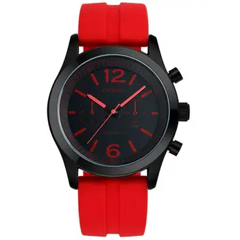 

2018 Hot Sale SINOBI Resin Fashion Quartz Wristwatches For Male Men's Sports Watch