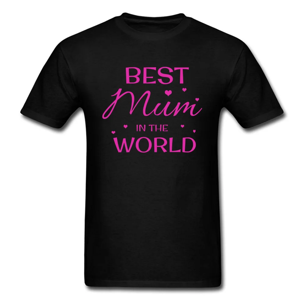 Футболка с надписью Best Mum in the World забавная футболка хлопковые футболки для мужчин