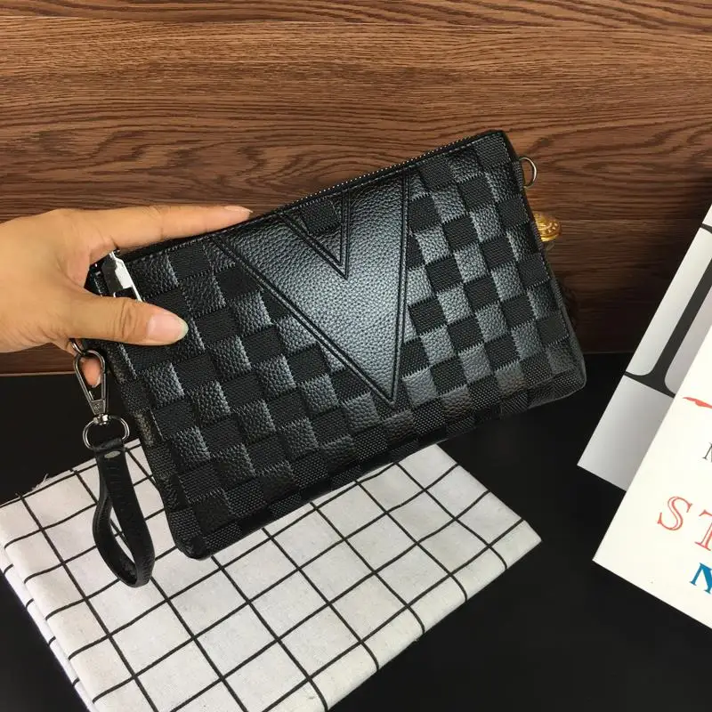 

New men's wallet clutch bag men's bag large-capacity envelope bag soft leather business hand bag men's handbag