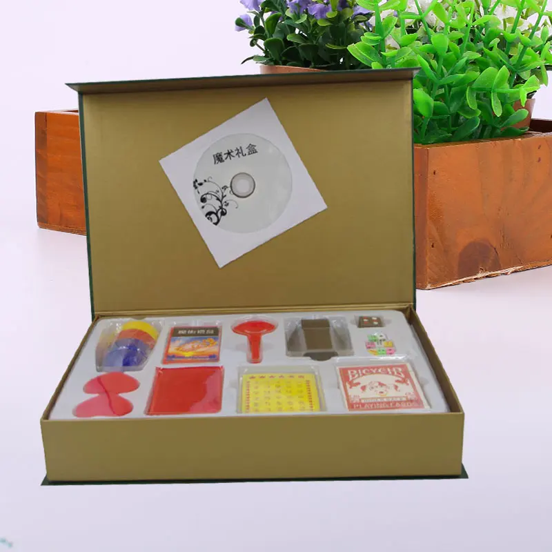 Magic Trick Gift Box Set Toy Classic Magic Props Toys Creative Novelty