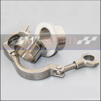 

Car accessories 51mm 63mm 57mm 76mm Ferrule OD 304 Stainless Steel Tri Clover Exhaust pipe muffler Fitting Docking collar