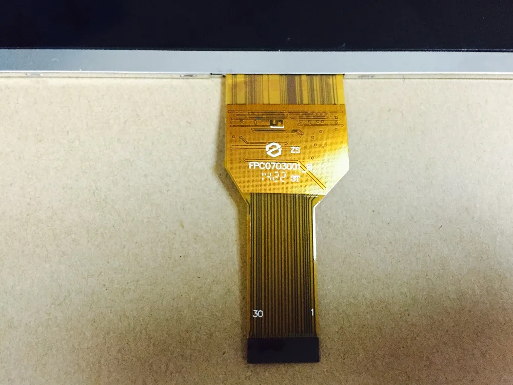 FPC0703001_B Оригинал 7 &quotдюймовый ЖК-дисплей 30PIN 1024x600 планшетный ПК замена Экран