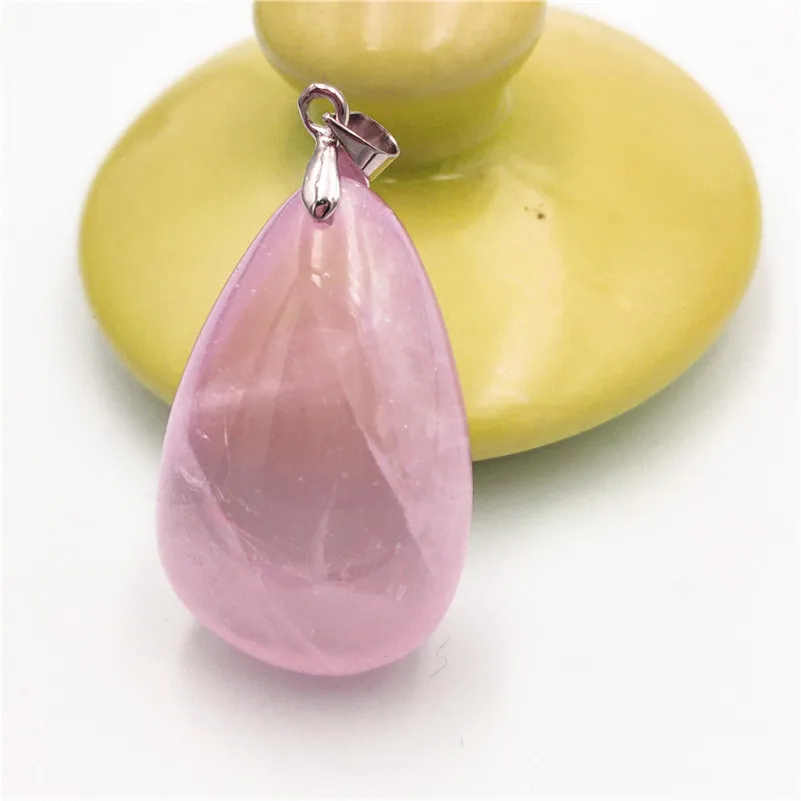 Rose Quartz Pendant Clear Mozambique (2)