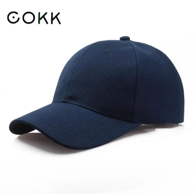 Брендовая однотонная бейсболка COKK женская и мужская Кепка Снэпбэк кепки для