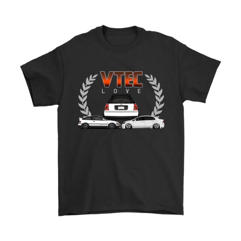Футболка Vtec Love Hon Civic Crx Jdm дизайнерская футболка с надписью странные вещи