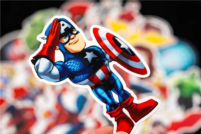 Super Hero Stickers Funny JDM Kids Toy Sticker for DIY Luggage Laptop Skateboard Motorcycle Car Phone Bedroom Sticke (8)