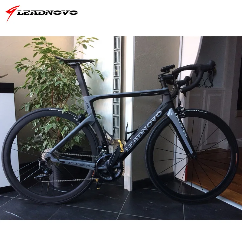 

LEADNOVO Carbon Road Bike Frame disc brakes Di2 Mechanical 3K 1K carbon fibre road cycling race bicycle frameset taiwan bike