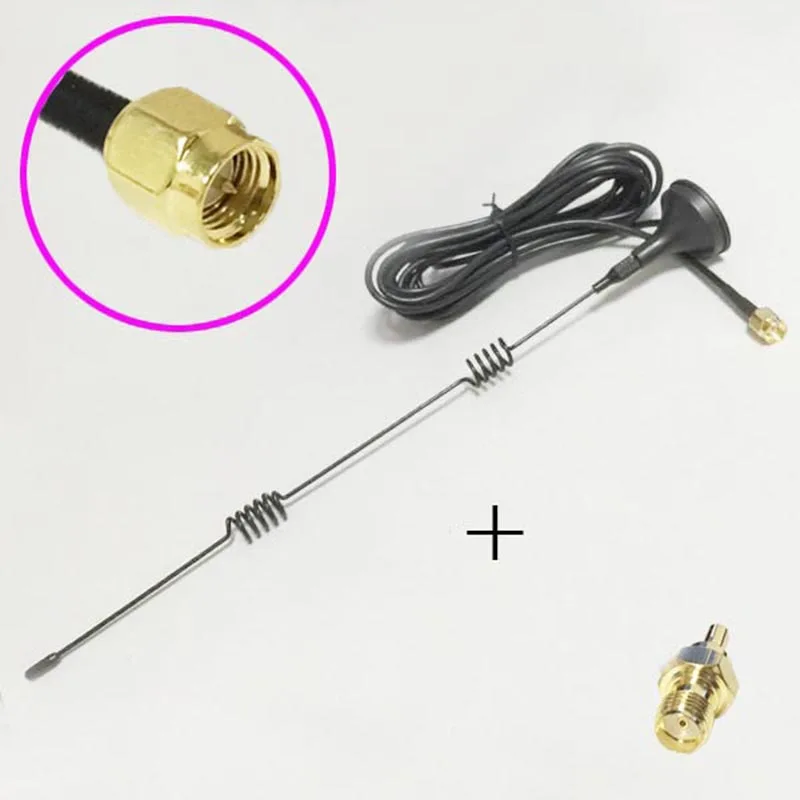 

3G Antenna 5dBi 800-2170 MHZ magnetic base 3M extension cable SMA male +SMA Female switch CRC9 Male RF Coax Adapter convertor