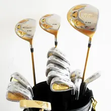 Новые мужские клюшки для гольфа S-03 Гольф полный комплект клюшек Драйвер+ fairway wood+ утюги+ клюшка+ сумка графитный вал и крышка