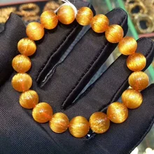 10 мм из натуральной Медь кристалл кварца кошачий глаз эффект драгоценных камней круглый Бусины браслет сертификат 7 дюйм(ов) AAAAAAA