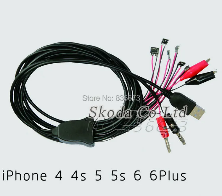 Free shipping Phone Repair Power data cable DC power supply Phone current test For iphone4/4S/5