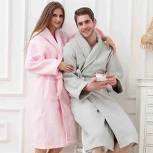 Хлопковый Халат для женщин XL длинный толстый мягкий теплый махровый халат ночная рубашка женская ночная рубашка для девочек зима весна
