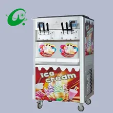 50L/H Commercial Vintage Soft ice cream machine with 6head chinese frozen yogurt ice cream machine maker