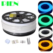 12 В неоновые огни Flex лампы трубки RGB 50 м 100 Водонепроницаемый для