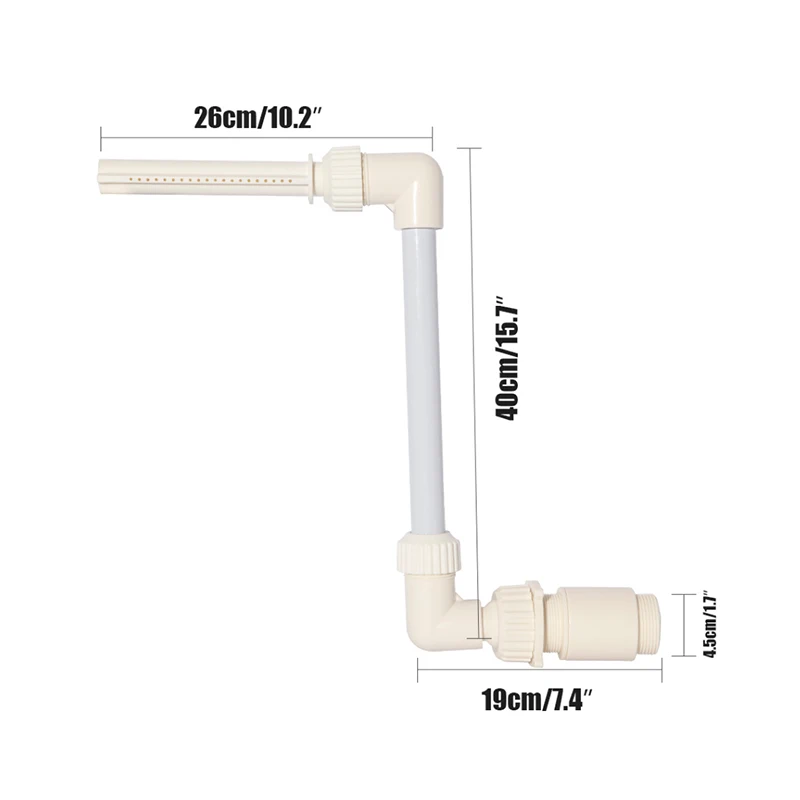 Аксессуары для бассейна, водопад, фонтан, холодная температура, водные виды спорта, Регулируемое направление распыления для 1,5 дюйма, резьбовой возвратный фитинг
