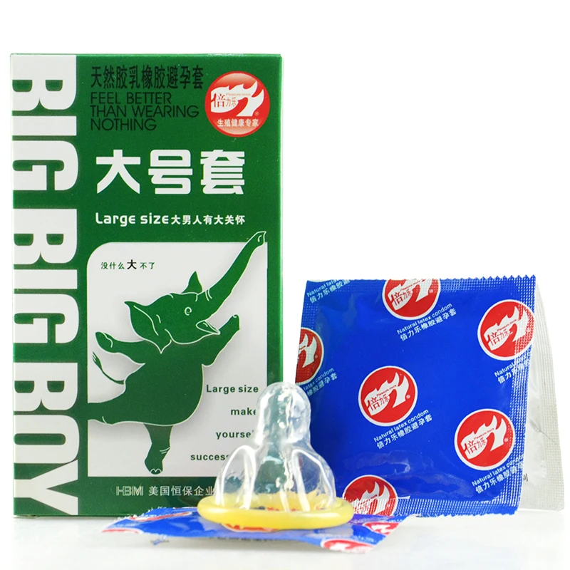 XL font b Condoms b font 100pcs lot Large Size font b Condom b font Big